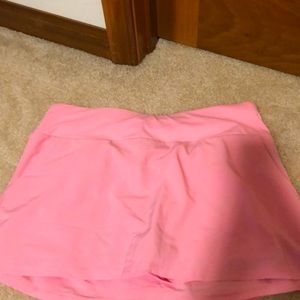 Light pink tennis skirt